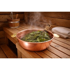 Медный таз 4,5л с ручками