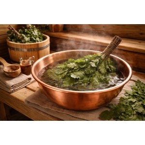 Медный таз 4,5л без ручек