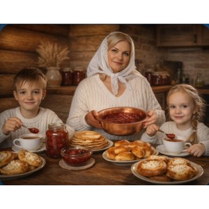 Медный таз 4,5л медный Классический 