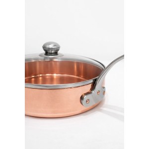 Сковорода медная 245х60 "Американка" с Крышкой Сковорода медная 245х60 "Американка" с Крышкой