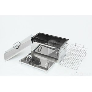 Коптильня с гидрозатвором малая нерж. сталь Прошлая версия