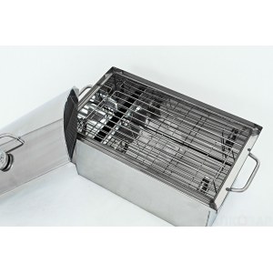 Коптильня с гидрозатвором малая нерж. сталь Прошлая версия