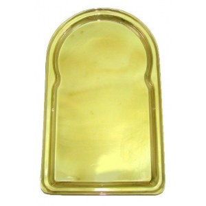  Поднос "Матрешка" латунь желтый 375х217х0,8 мм