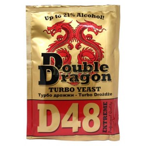 Спиртовые турбо дрожжи Double Dragon 48