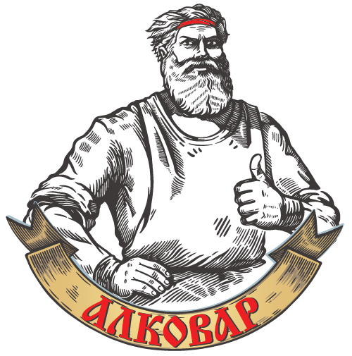 Логотип производителя самогонных аппаратов АЛКОВАР